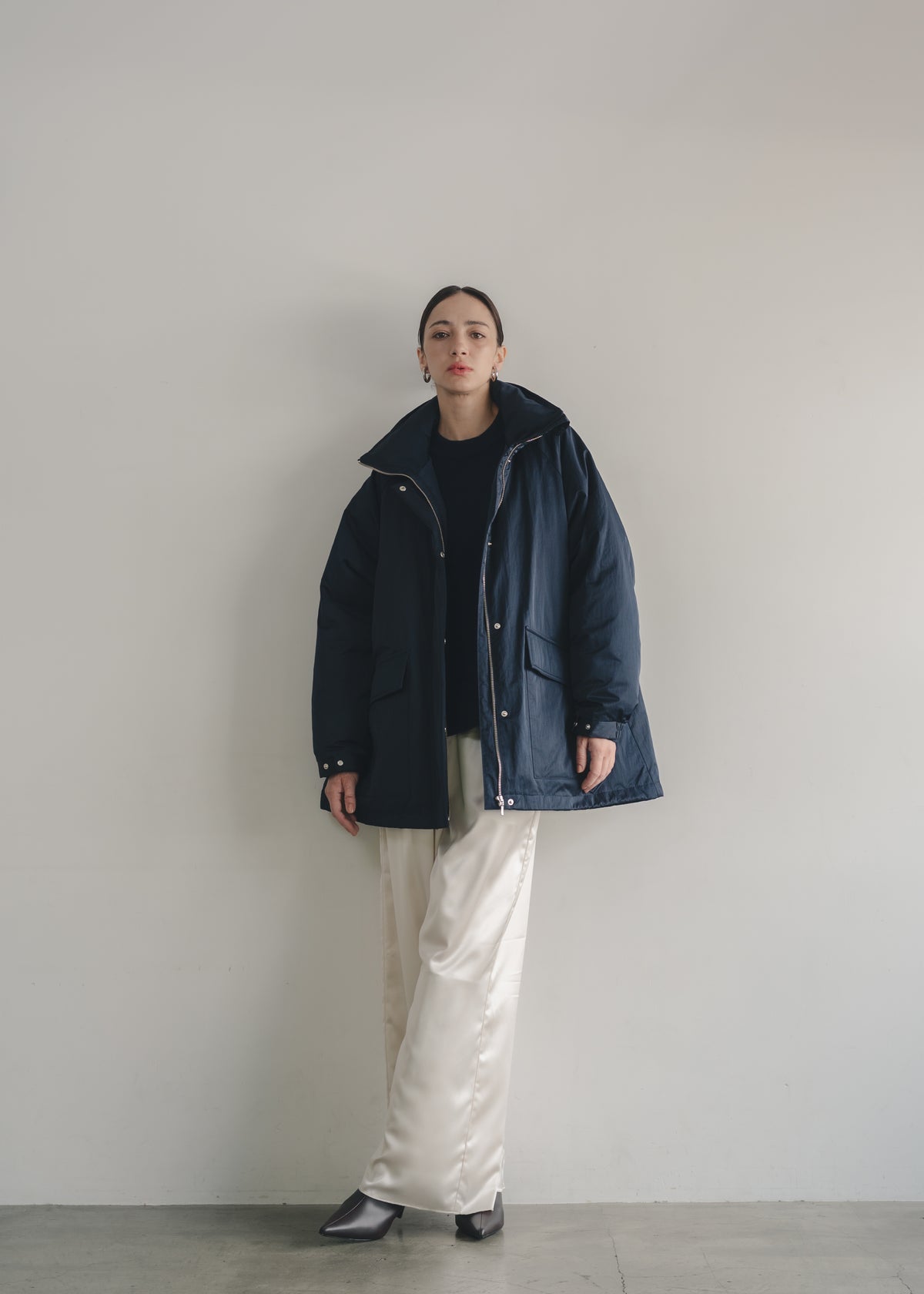 【Multi-Pocket】Stand Collar Blouson