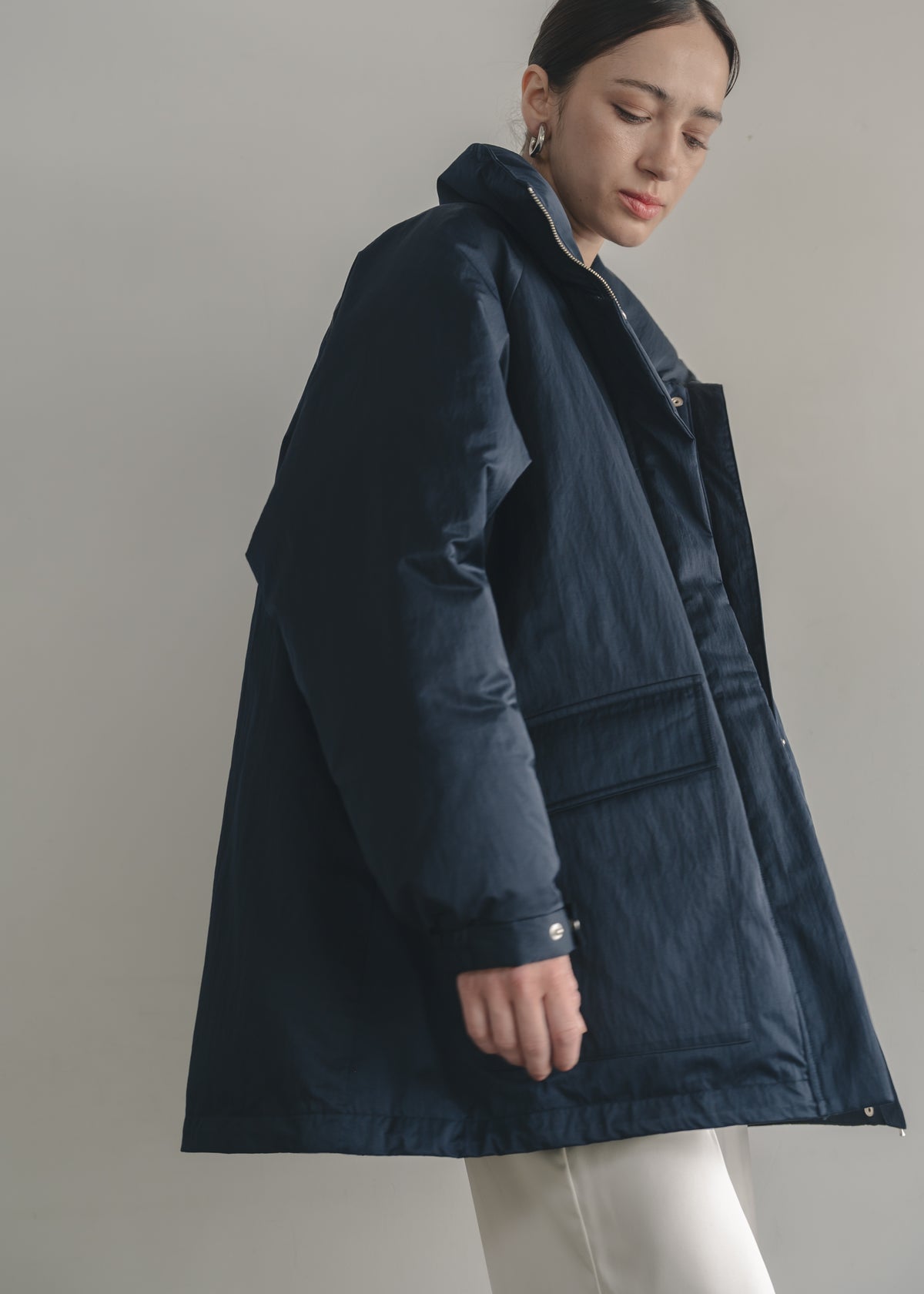 【Multi-Pocket】Stand Collar Blouson