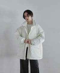 【Multi-Pocket】Stand Collar Blouson