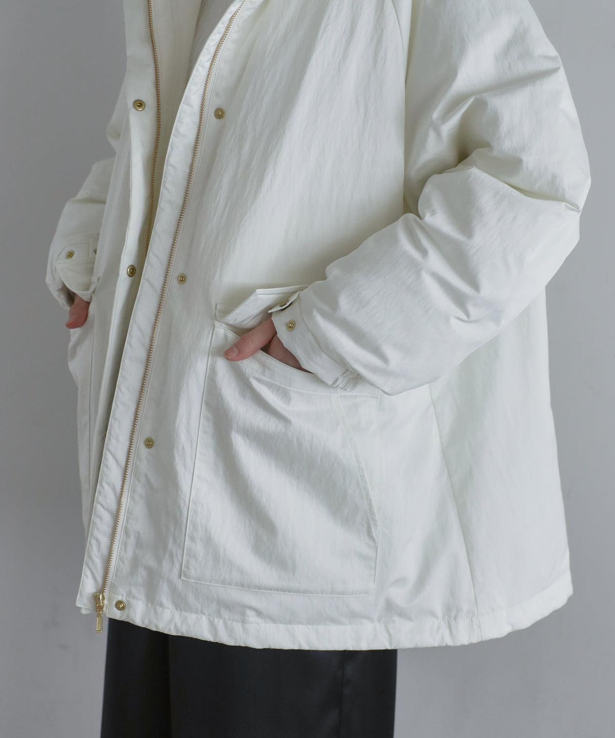 【Multi-Pocket】Stand Collar Blouson