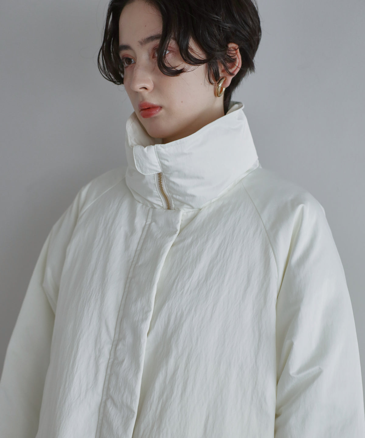 【Multi-Pocket】Stand Collar Blouson