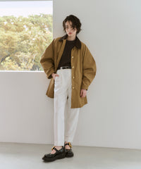 【Pre-Order】【Versatile】Traditional Corduroy Collar Aline Coat