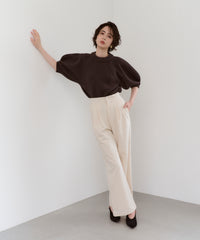 【Adjustable Size】Buckle Straight Slacks
