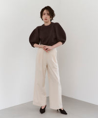 【Anti-Pilling】Wool Mix Half Sleeve Knit