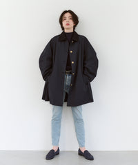 【Pre-Order】【Versatile】Traditional Corduroy Collar Aline Coat