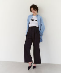 【Adjustable Size】Buckle Straight Slacks