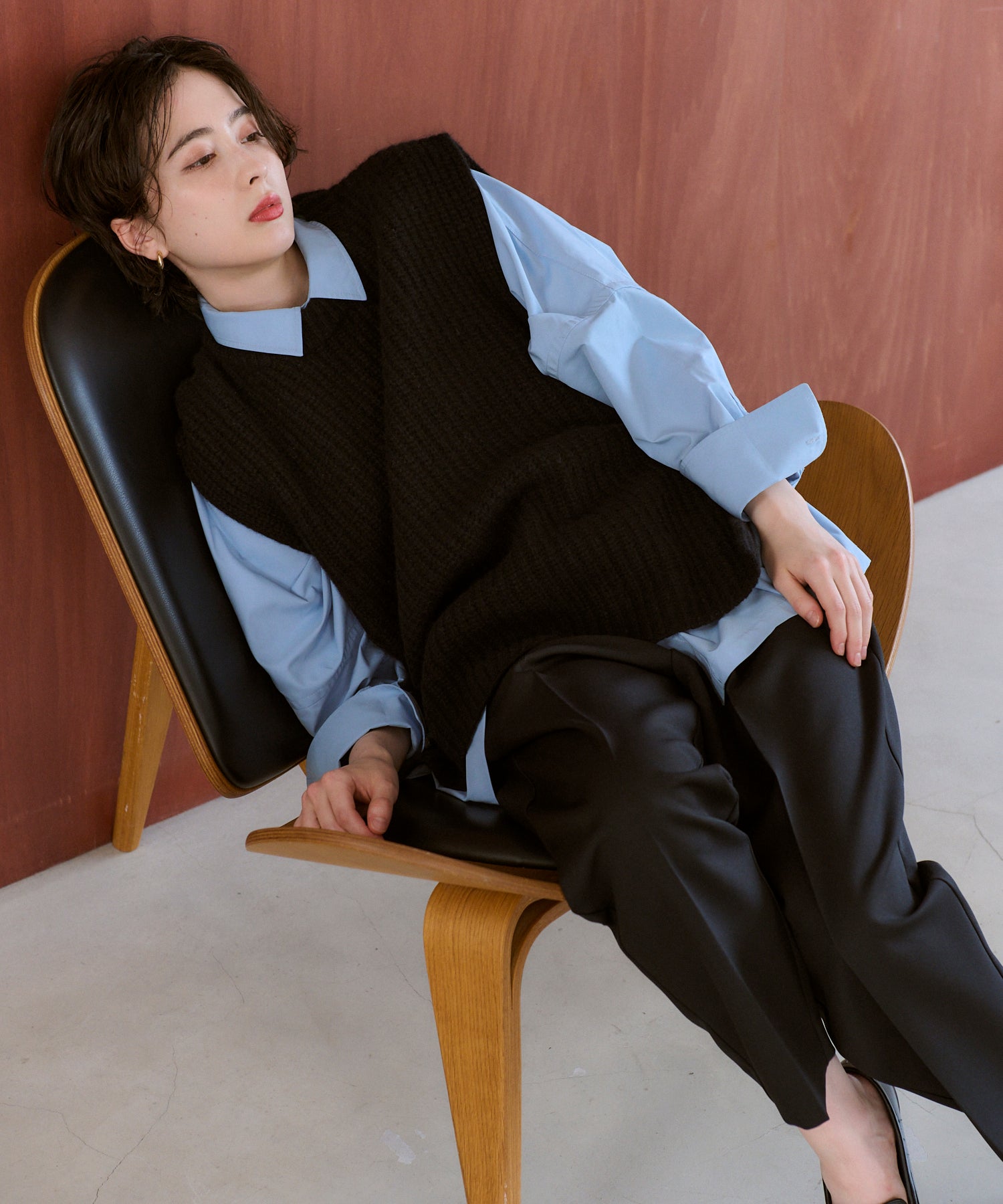 【Water-Repellent】Side Slit Overshirt