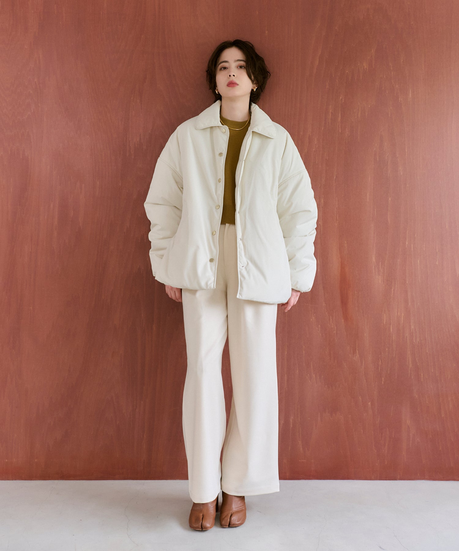 【Water Repellent】Middle Aline Blouson