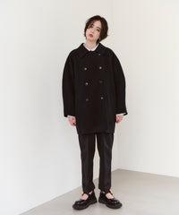 【Pre-Order】Double Breasted Cocoon Coat