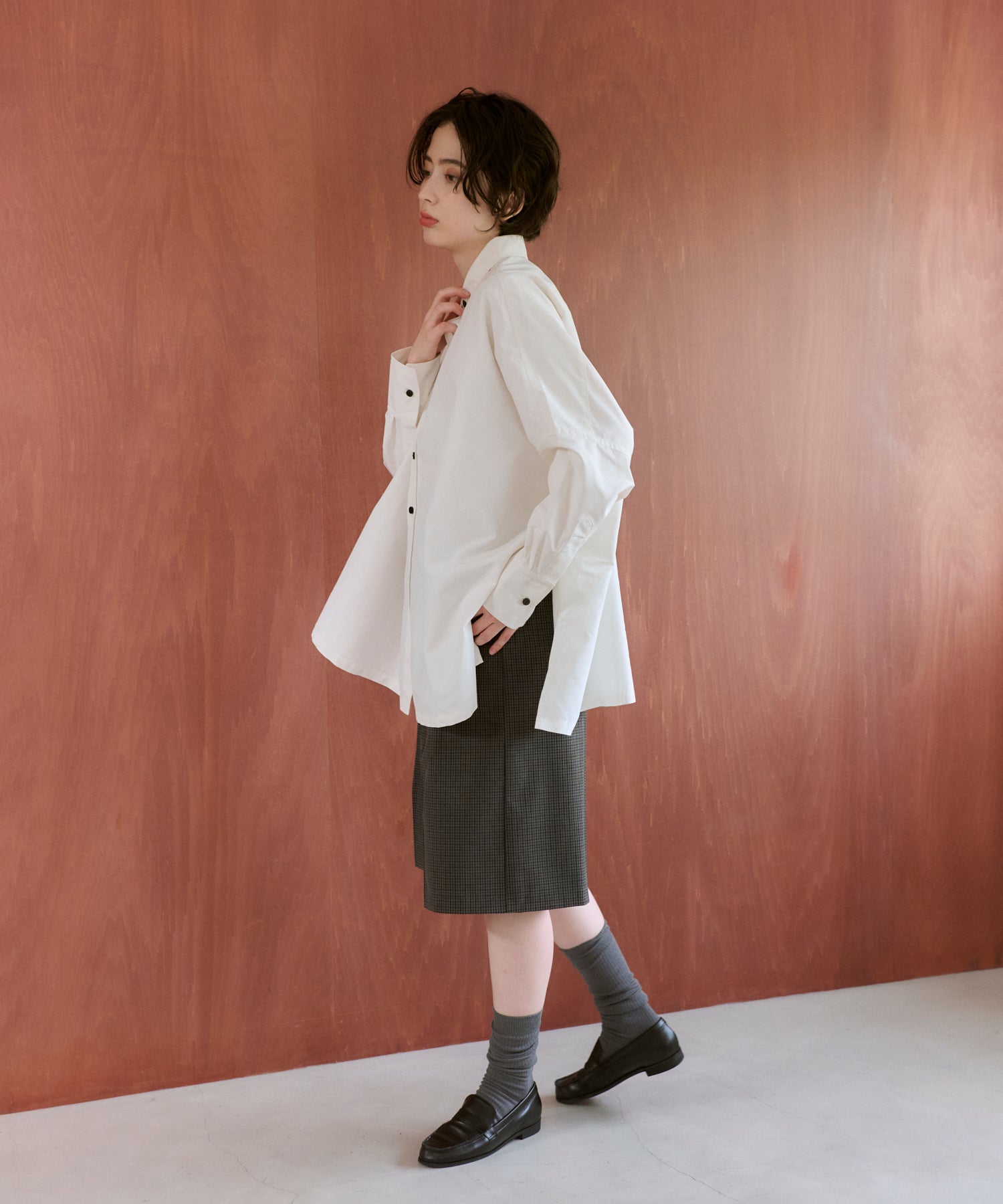 【Water-Repellent】Side Slit Overshirt