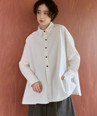 【Water-Repellent】Side Slit Overshirt