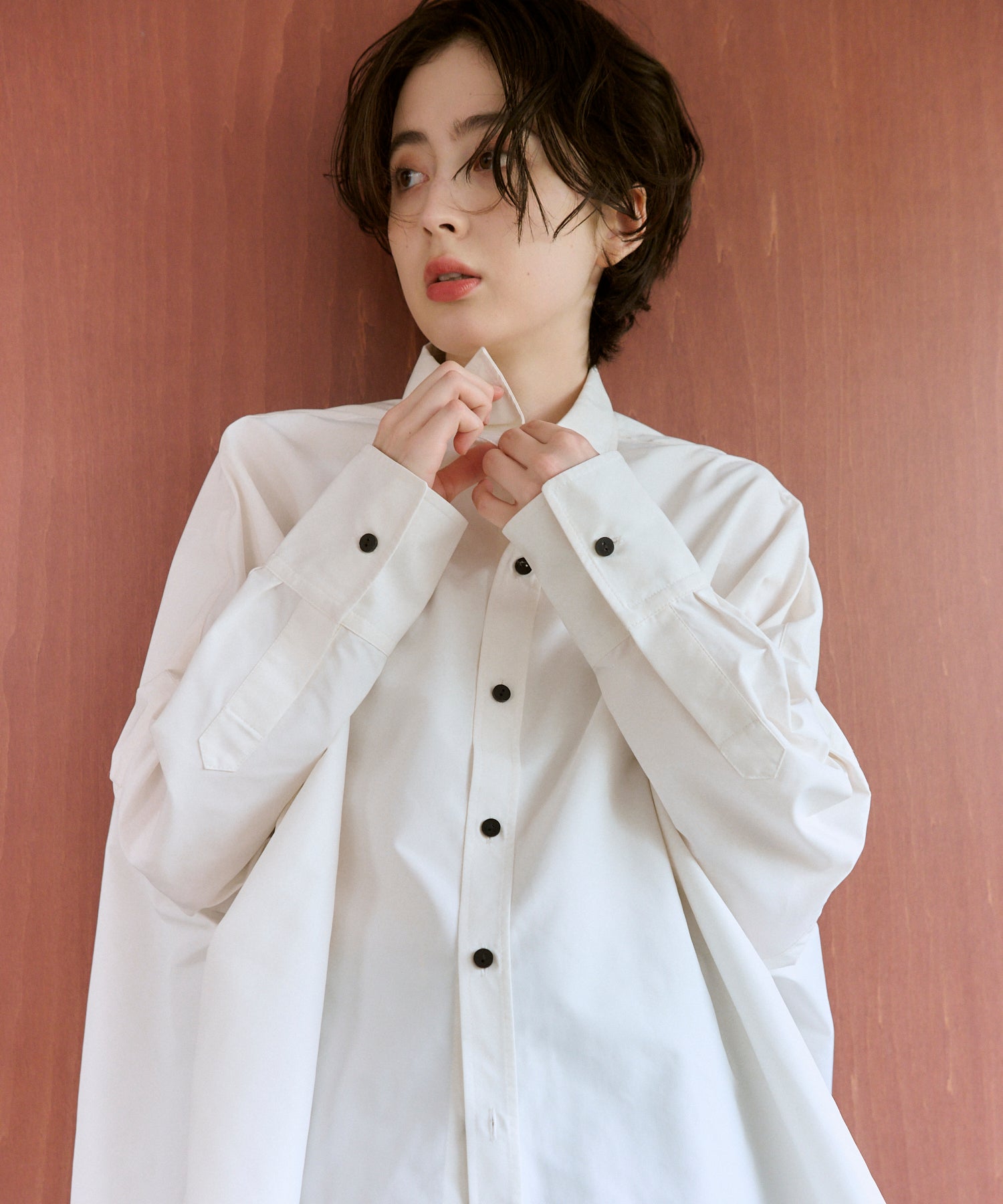【Water-Repellent】Side Slit Overshirt