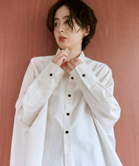 【Water-Repellent】Side Slit Overshirt