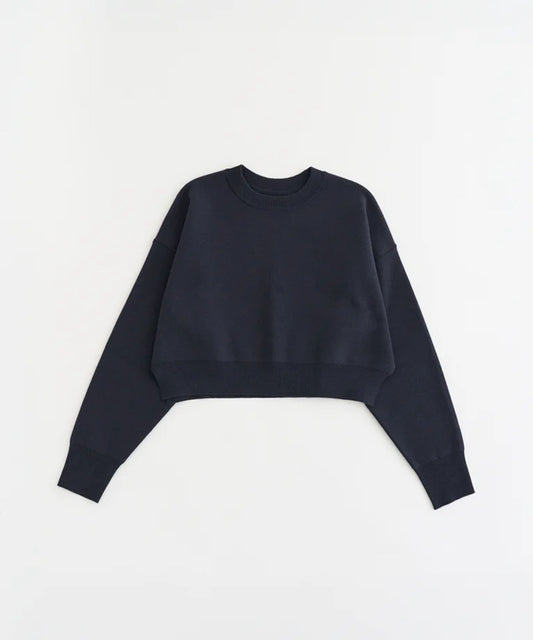 【Layerable】Short Side Slit Knit