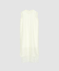 【Layerable】Lace Layered Sleeveless Onepiece