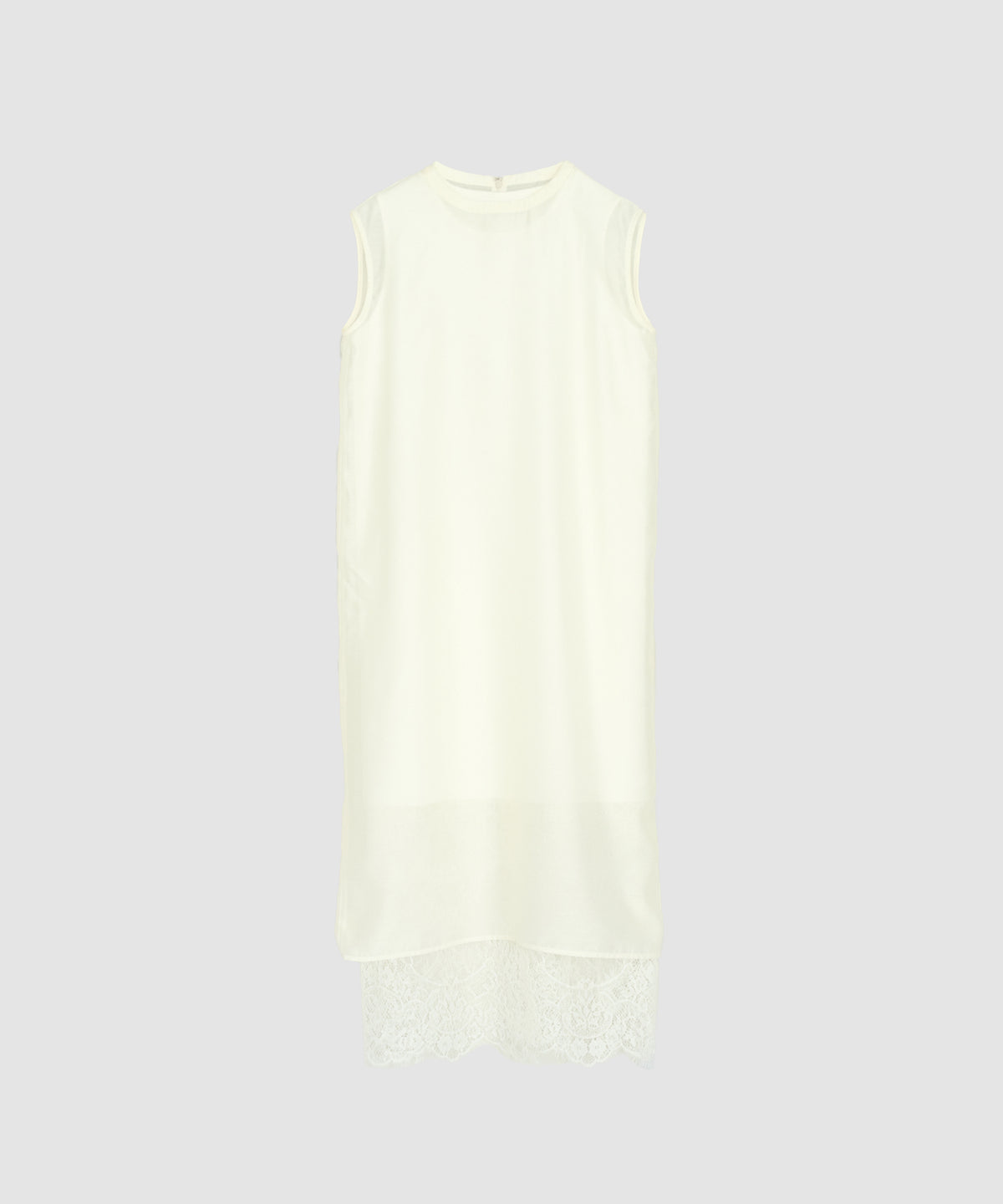 【Layerable】Lace Layered Sleeveless Onepiece