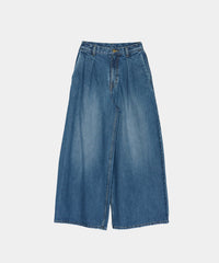【KUROKI Denim】Tucked Wide Denim