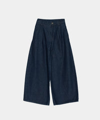 【KUROKI Denim】Tucked Wide Denim