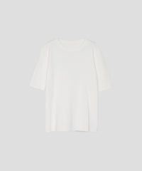 【Cool-Touch】Basic Half Sleeve Knit