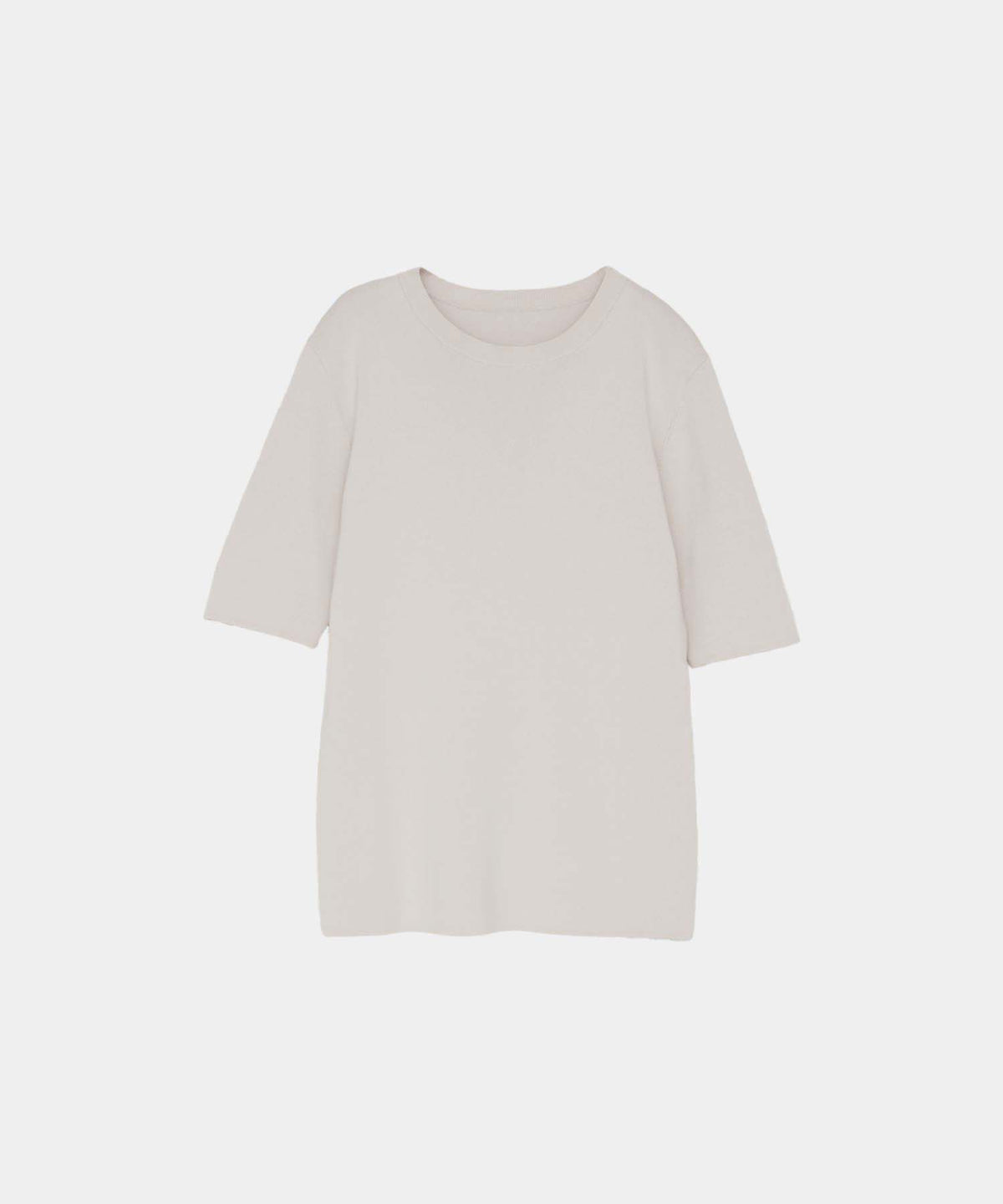 【Cool-Touch】Basic Half Sleeve Knit