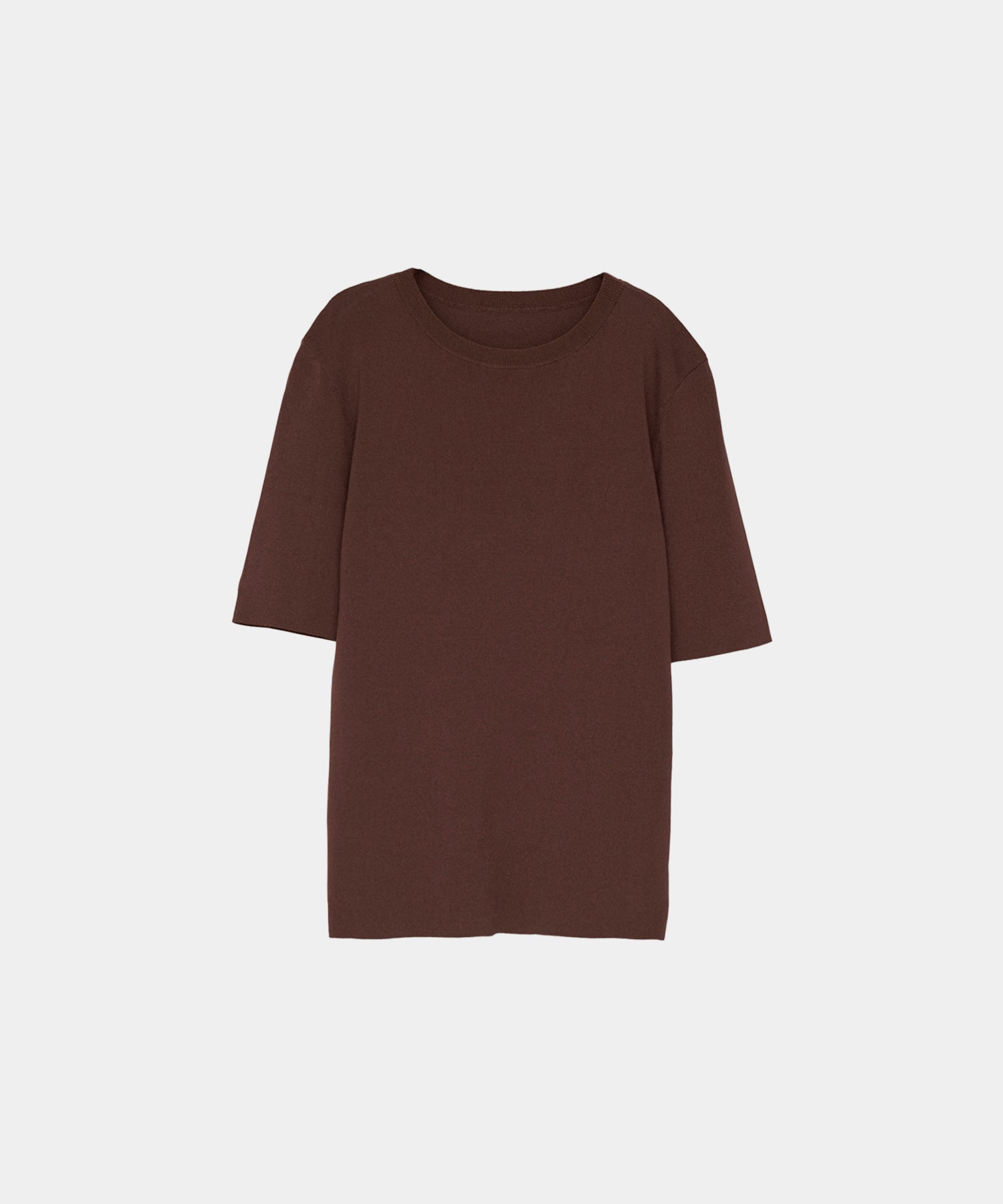 【Cool-Touch】Basic Half Sleeve Knit