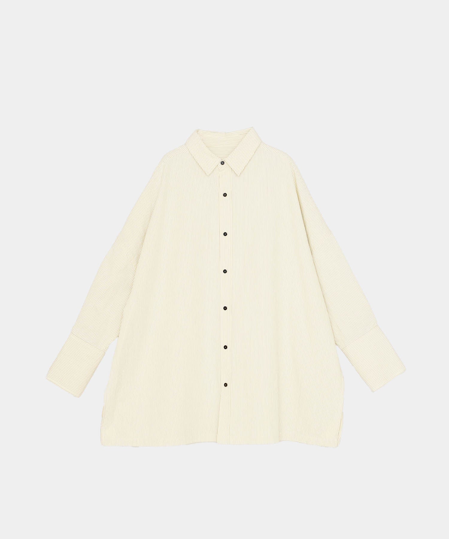 【Machine-Washable】Stripe Over Shirts