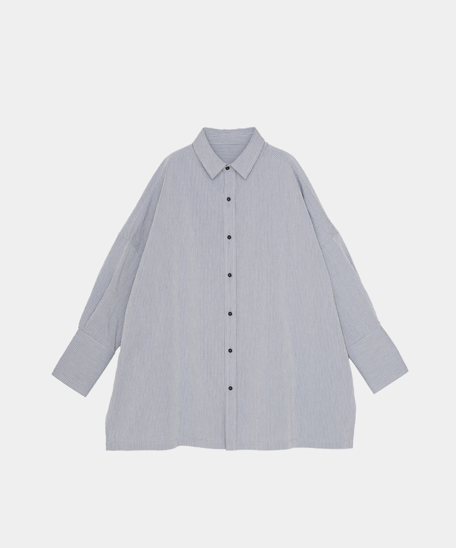 【Machine-Washable】Stripe Over Shirts