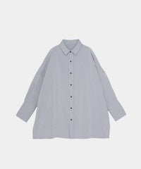 【Machine-Washable】Stripe Over Shirts