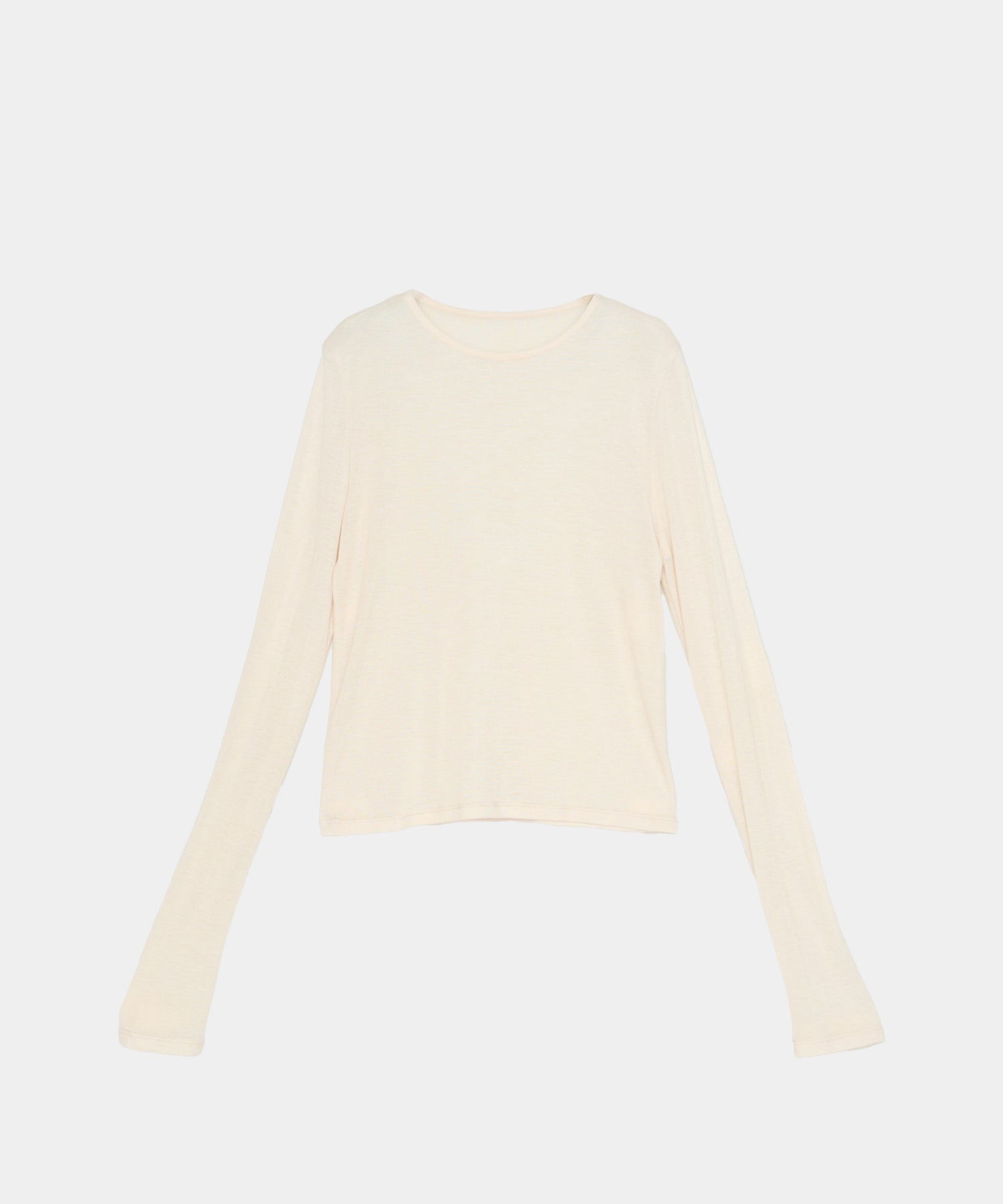 【Machine-Washable】Sheer Stretch Long Sleeve Tops