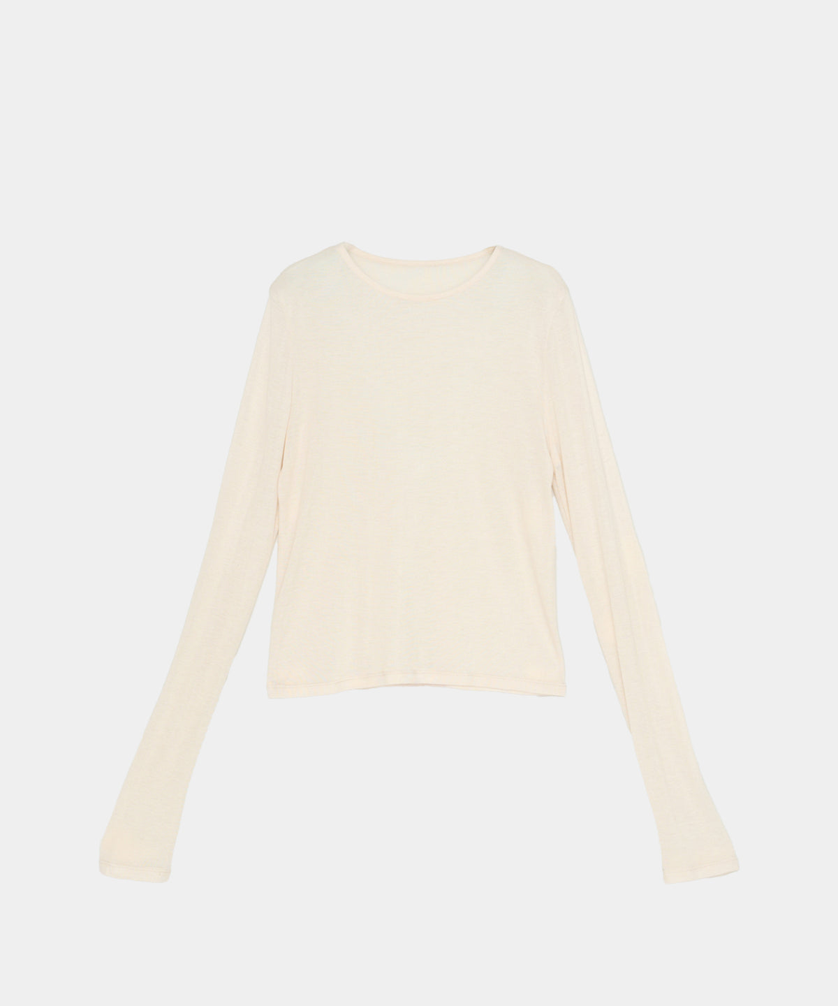 【Machine-Washable】Sheer Stretch Long Sleeve Tops