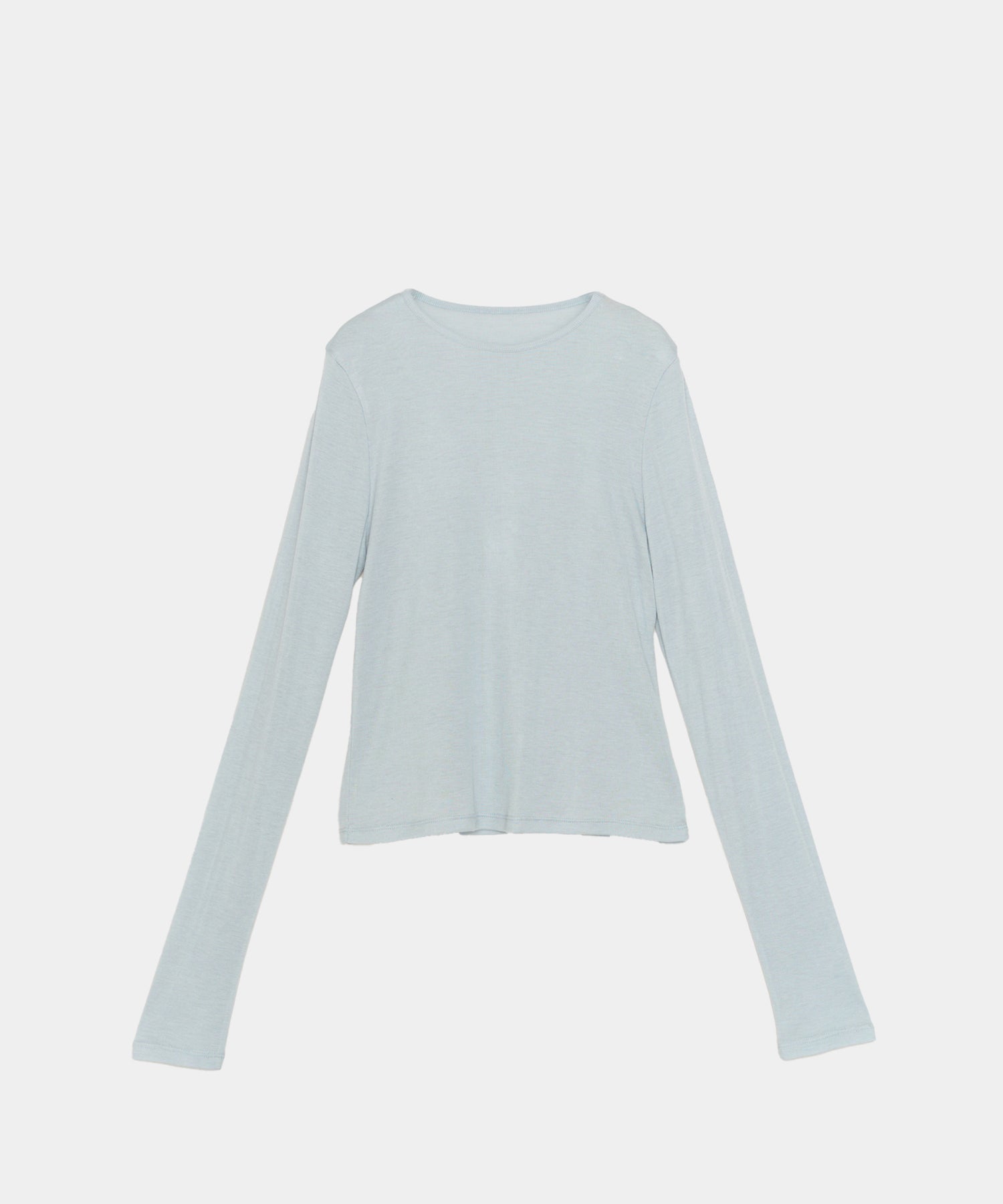 【Machine-Washable】Sheer Stretch Long Sleeve Tops