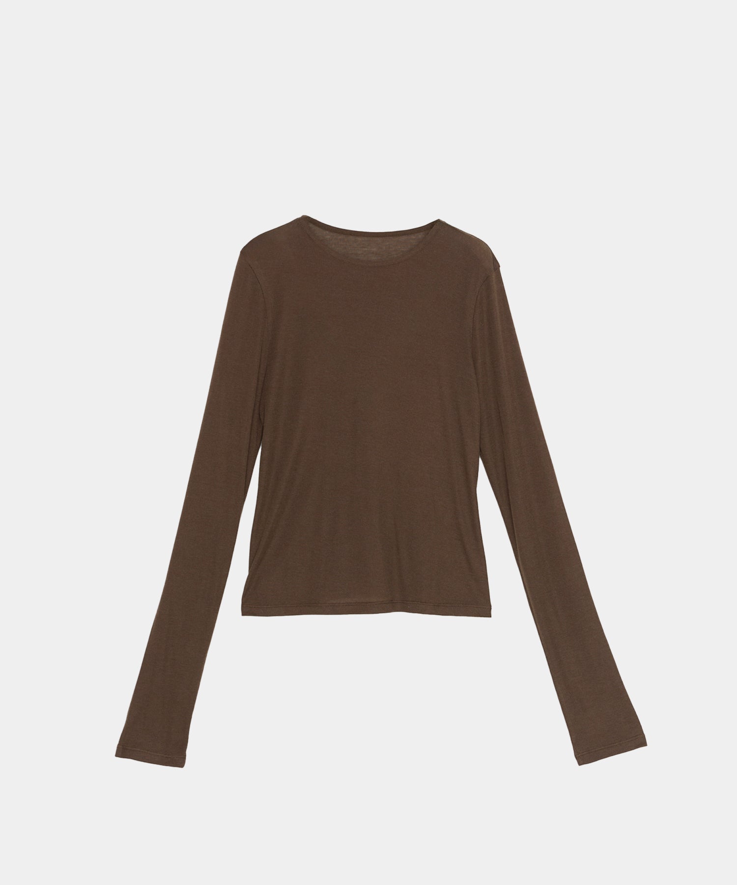 【Machine-Washable】Sheer Stretch Long Sleeve Tops