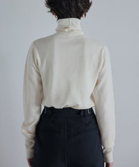 【Superfine Merino Wool】Minimal Turtleneck Knit