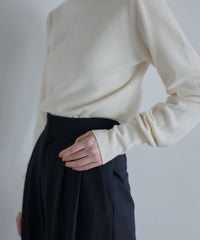 【Superfine Merino Wool】Minimal Turtleneck Knit