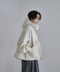 【Water Repellent】Stand Collar Flared Blouson
