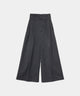 【Wrinkle Prevention】High Waist  Ｗide Pants