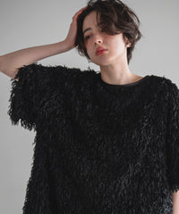 【Soft-Touch】Feather Like Over Tshirts