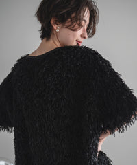 【Soft-Touch】Feather Like Over Tshirts