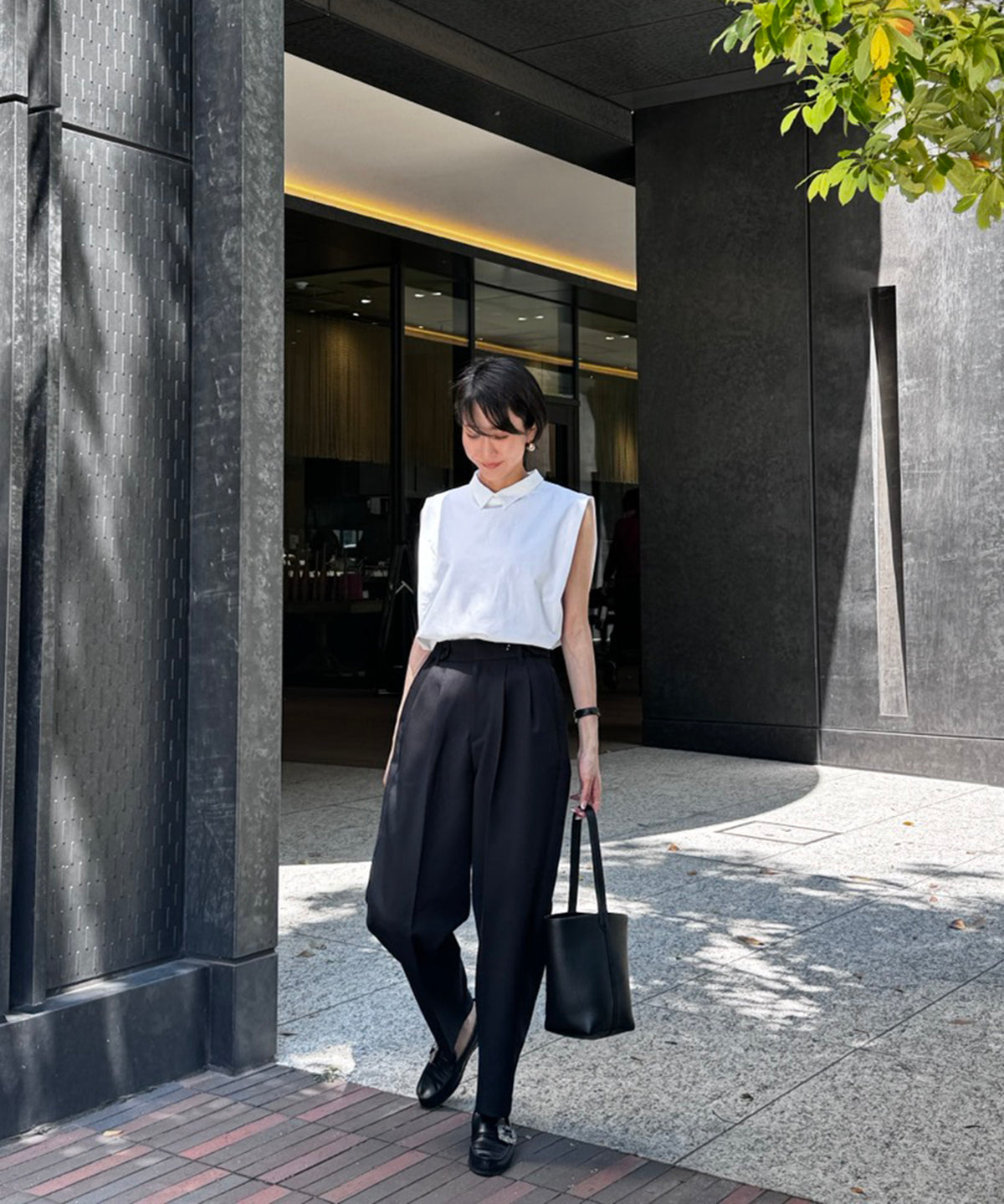 【Multi-Function】Tuck Belt Slacks
