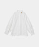 Gold Button Volume Sleeve Blouse