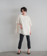 【Soft-Touch】Feather Like Over Tshirts