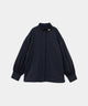Gold Button Volume Sleeve Blouse