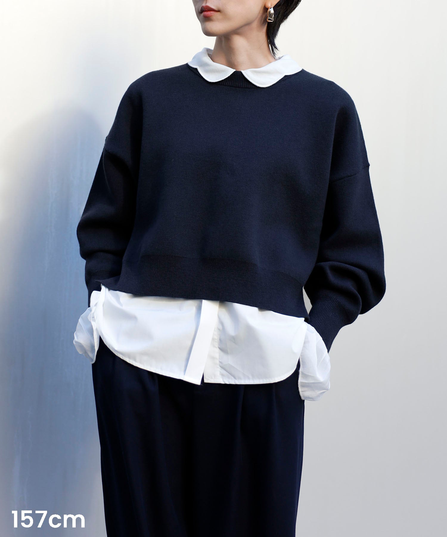 Layerable】Short Side Slit Knit – maré（マレ）オンラインストア