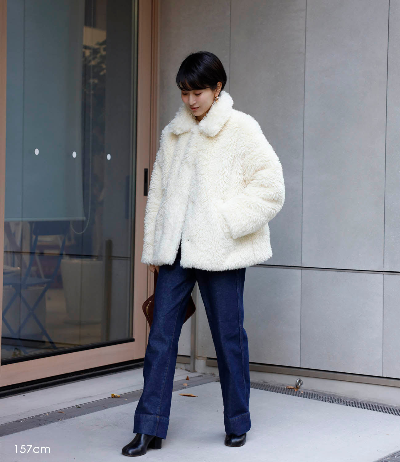 Machine-Washable】2Way Collar Boa Coat – maré（マレ）オンラインストア