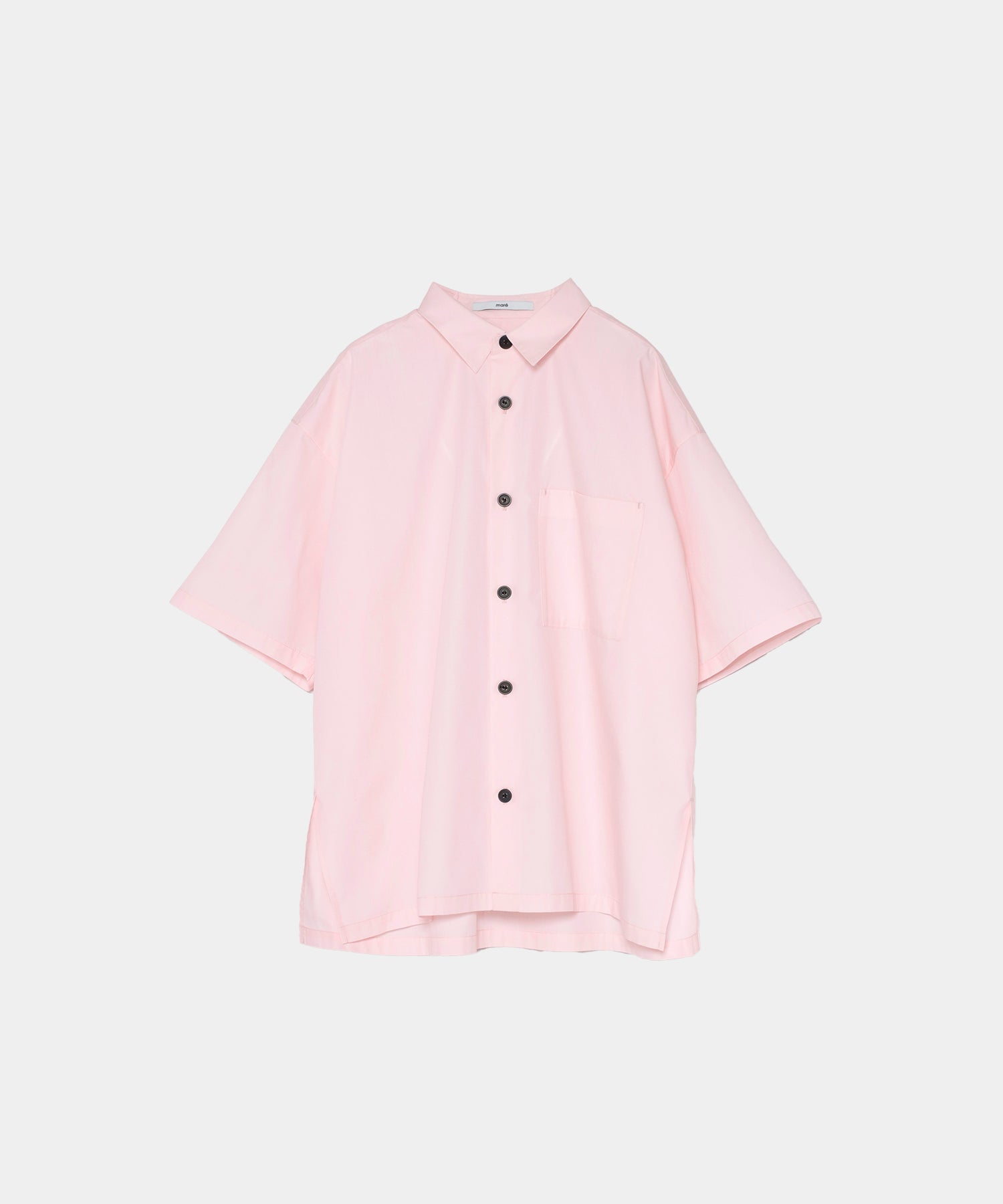 【Assorted Fabrics】Relaxed Boxy Half-Sleeve Shirt