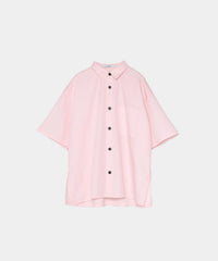 【Assorted Fabrics】Relaxed Boxy Half-Sleeve Shirt
