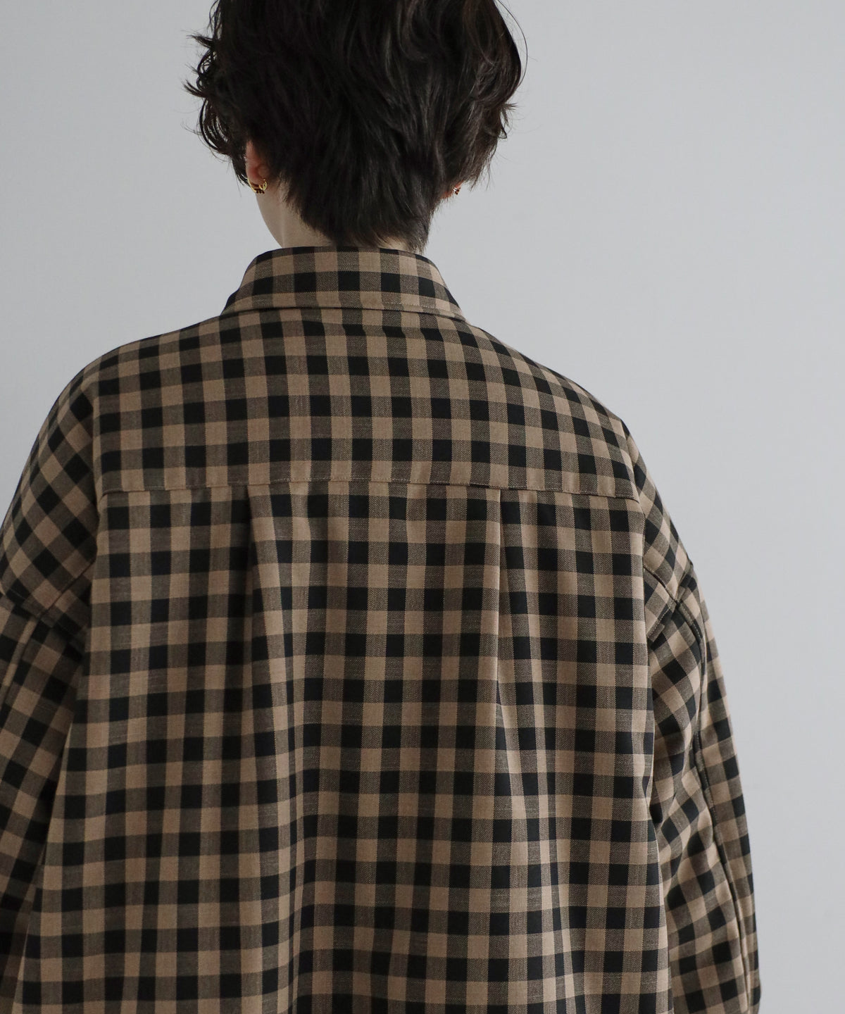 【Assorted Fabrics】Oversize Shirt Jacket