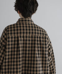 【Assorted Fabrics】Oversize Shirt Jacket