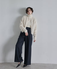 【Superfine Merino Wool】Minimal Turtleneck Knit