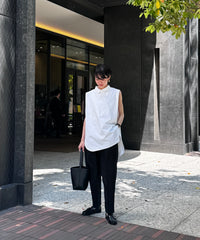 【Multi-Function 】Classic Collar Side Slit Blouse